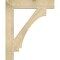 Ekena Millwork Imperial Block Rough Sawn Bracket, Douglas Fir, 6"W x 36"D x 44"H BKT06X36X44IMP05RDF - alternate 4